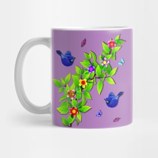 Blue Birds. Australian Bird Species Mug